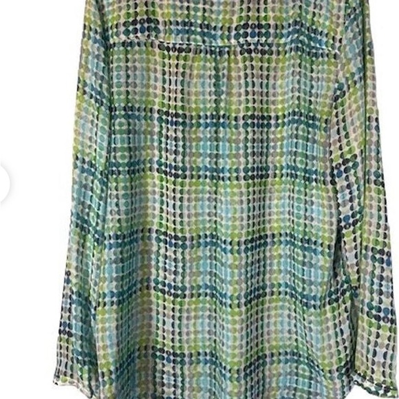 Liz Claiborne size XL sheer top - Picture 3 of 5